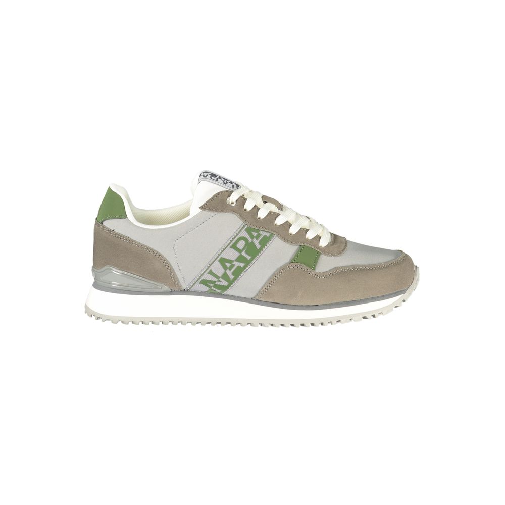 Napapijri Gray Polyester Athletic Sneakers Napapijri
