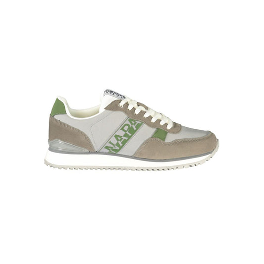 Napapijri Gray Polyester Men's Sneaker Napapijri