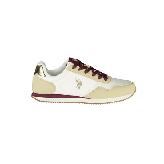U.S. POLO ASSN. White Polyurethane Women's Sneaker U.S. POLO ASSN.