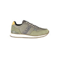 Grey Napapijri men's sneaker made of polyester, featuring a sporty design and lace-up closure, suitable for casual wear.