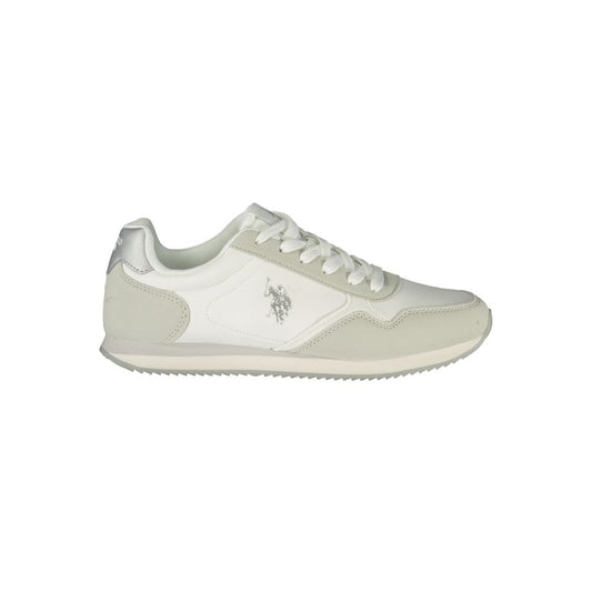 U.S. POLO ASSN. White Polyurethane Women's Sneaker U.S. POLO ASSN.