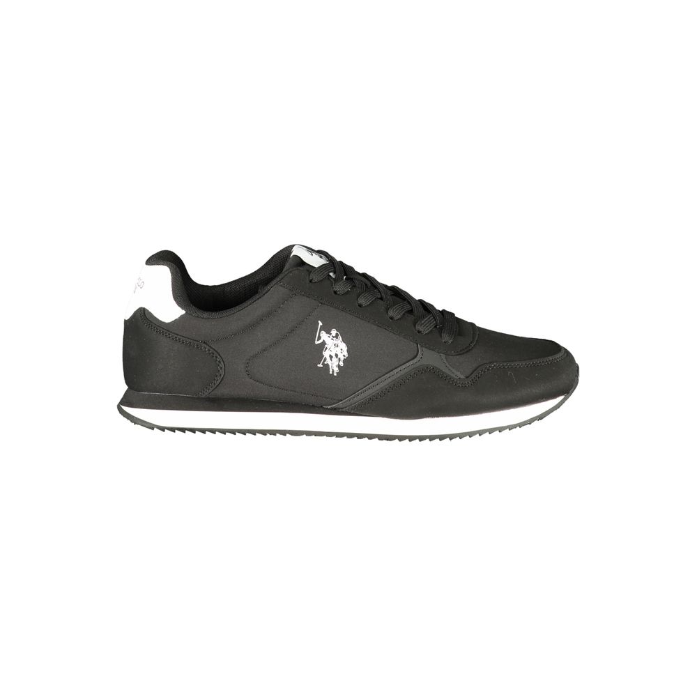U.S. POLO ASSN. Black Polyurethane Men's Sneaker U.S. POLO ASSN.