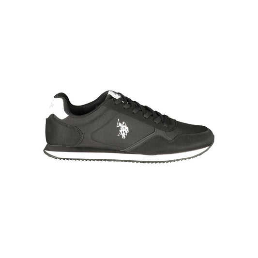 U.S. POLO ASSN. Black Polyurethane Men's Sneaker U.S. POLO ASSN.