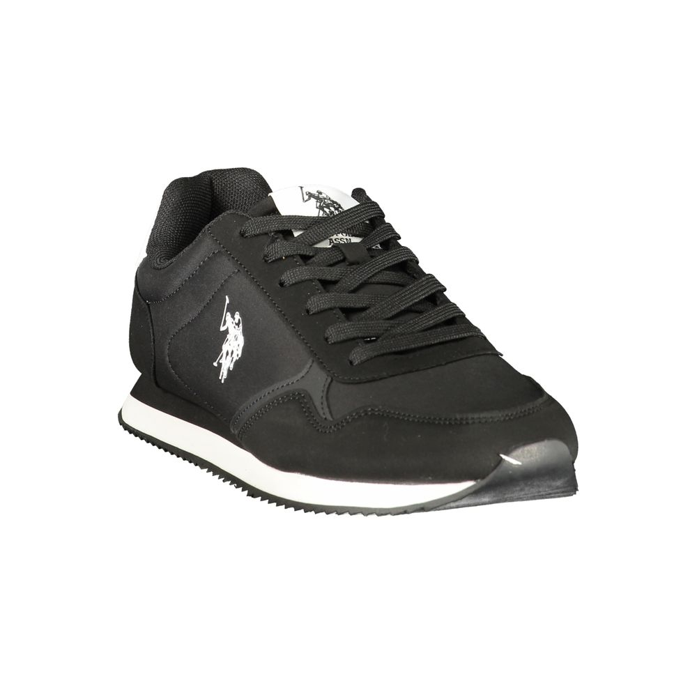 U.S. POLO ASSN. Black Polyurethane Men's Sneaker U.S. POLO ASSN.