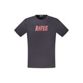 Rifle Blue Cotton Men's T-Shirt Rifle