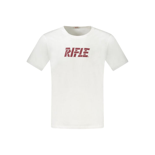 Rifle Bianco Cotton Uomo T-Shirt Rifle