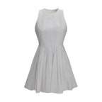 Max Mara White Cotton Casual Dress Max Mara