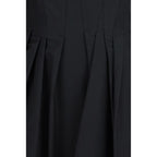 Max Mara Black Cotton Casual Dress