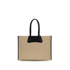 Vivienne Westwood Beige Raffia Shoulder Bag - Eljoys Fashion 