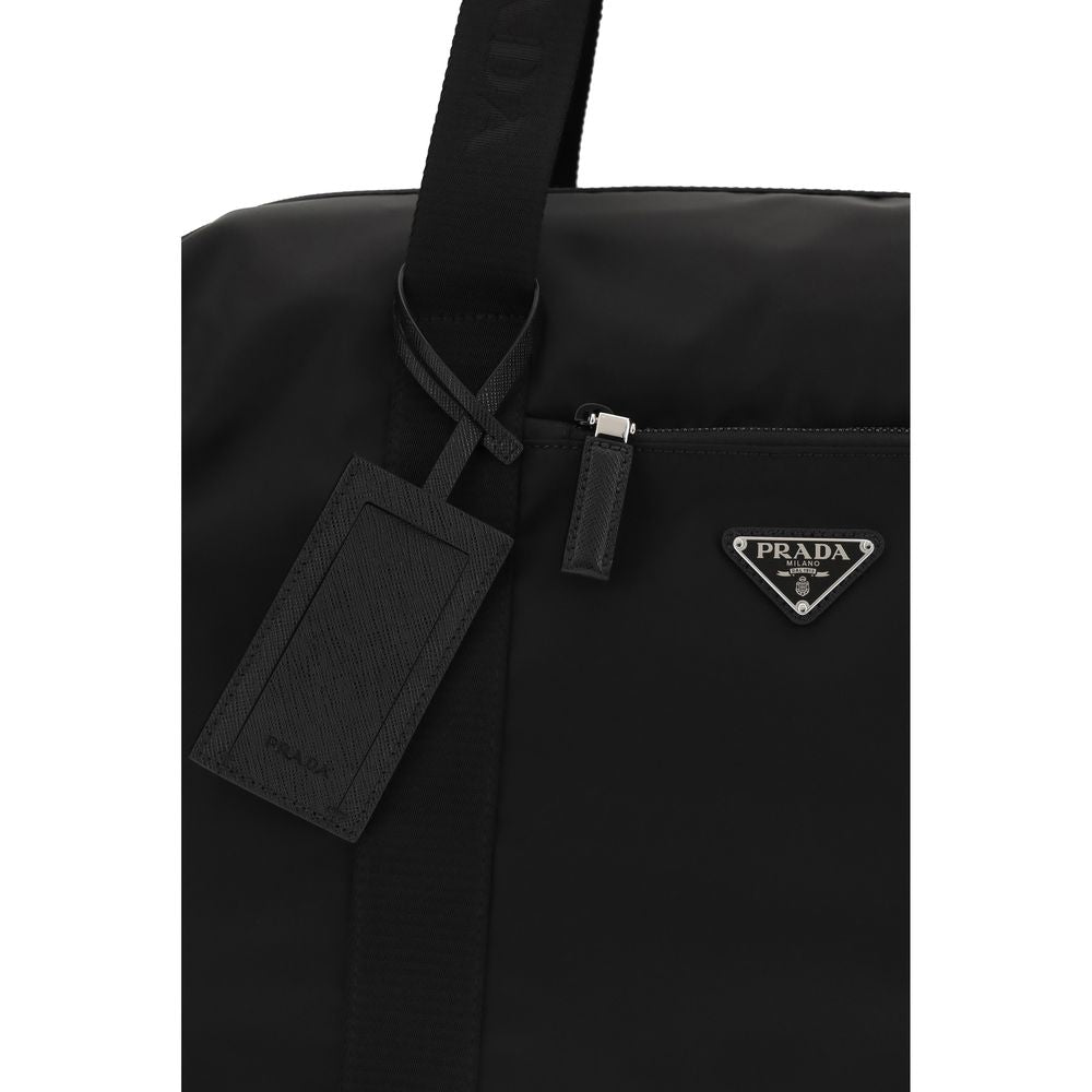 Prada Black Calf Leather Bos Taurus Luggage And Travel Prada