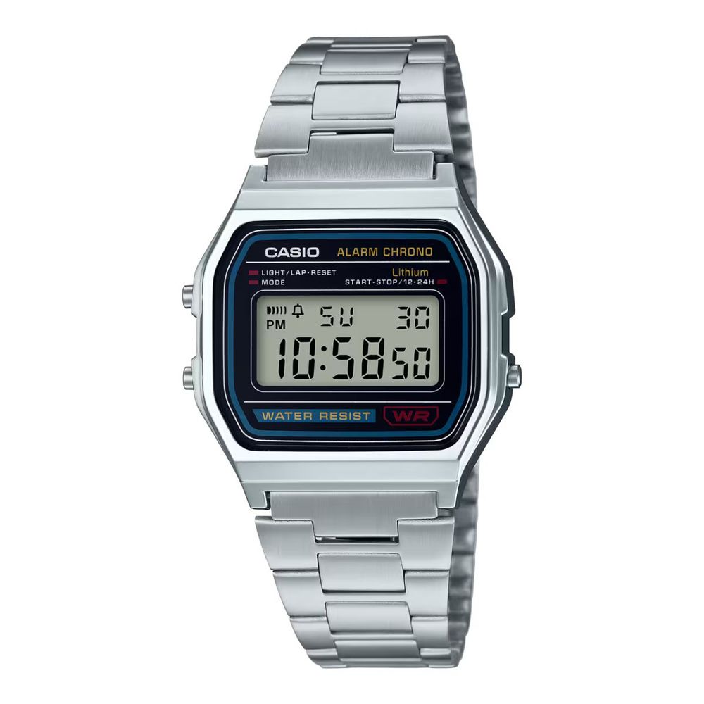 Casio Gray Stainless Steel Digital Watch Casio