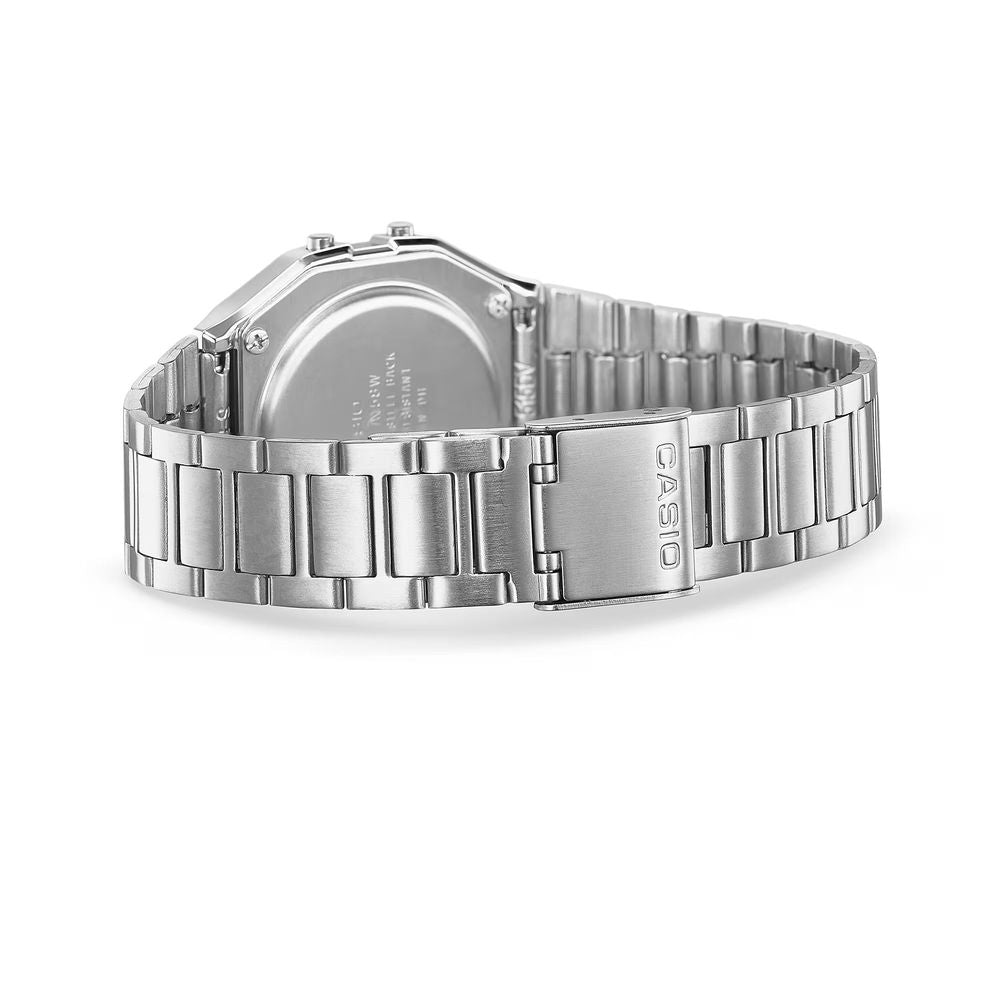 Casio Gray Stainless Steel Digital Watch Casio