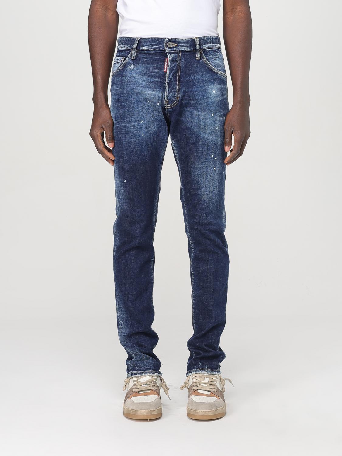 Dsquared² Blue Denim Relaxed Fit Jeans Dsquared²