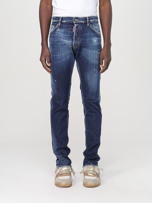Dsquared² Blue Denim Relaxed Fit Jeans Dsquared²