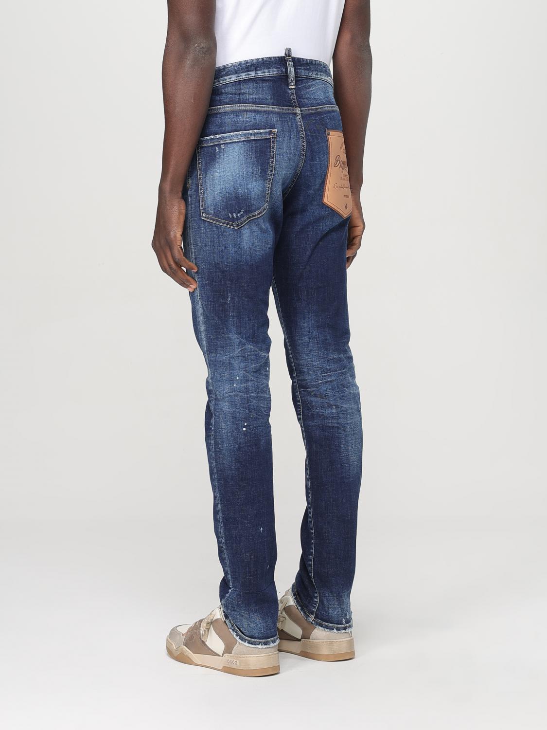 Dsquared² Blue Denim Relaxed Fit Jeans Dsquared²