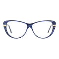 Andy Wolf Blue Metal & Plastic Glasses Frames
