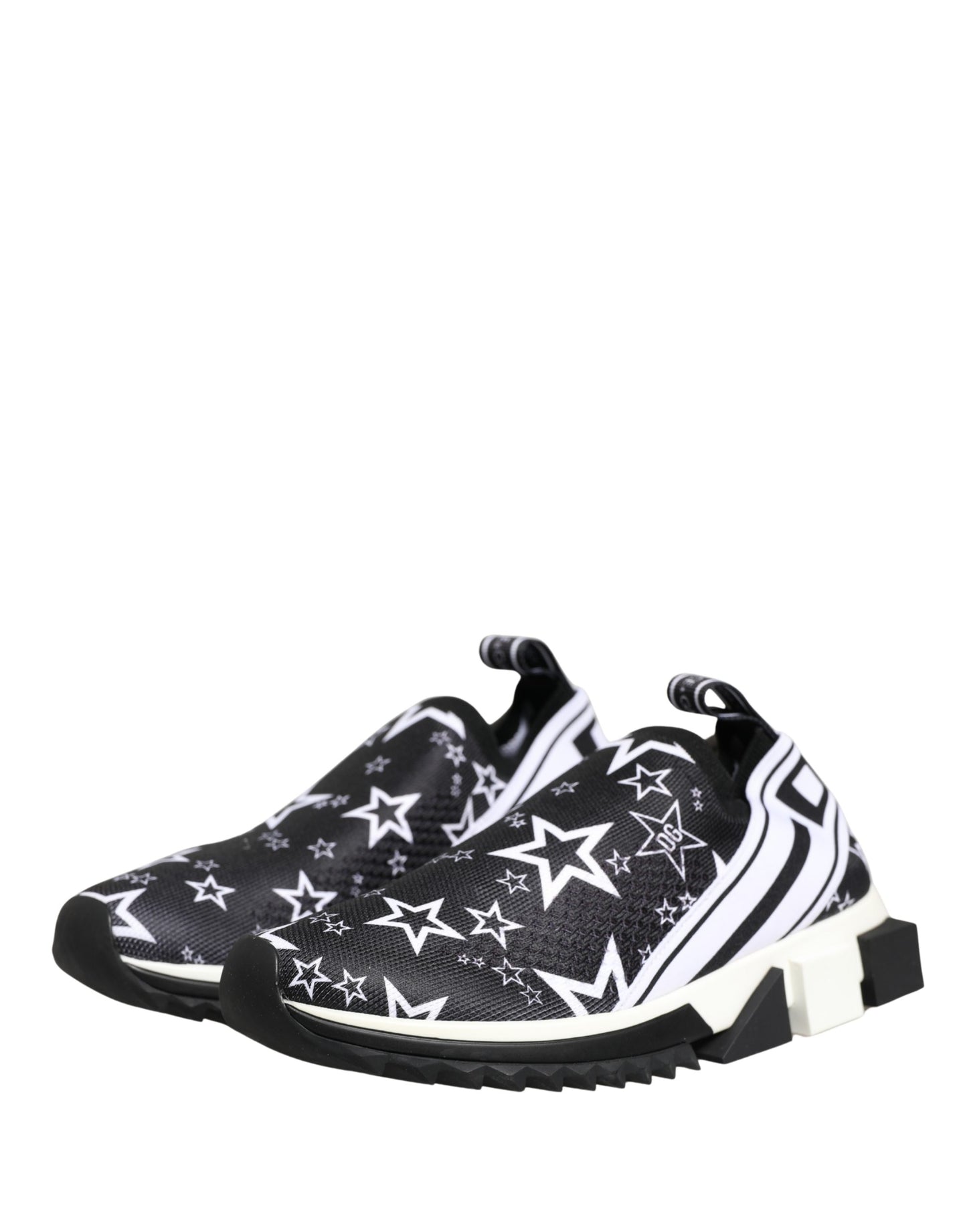 Dolce & Gabbana Black Stars Logo SORRENTO Sneakers Shoes Dolce & Gabbana