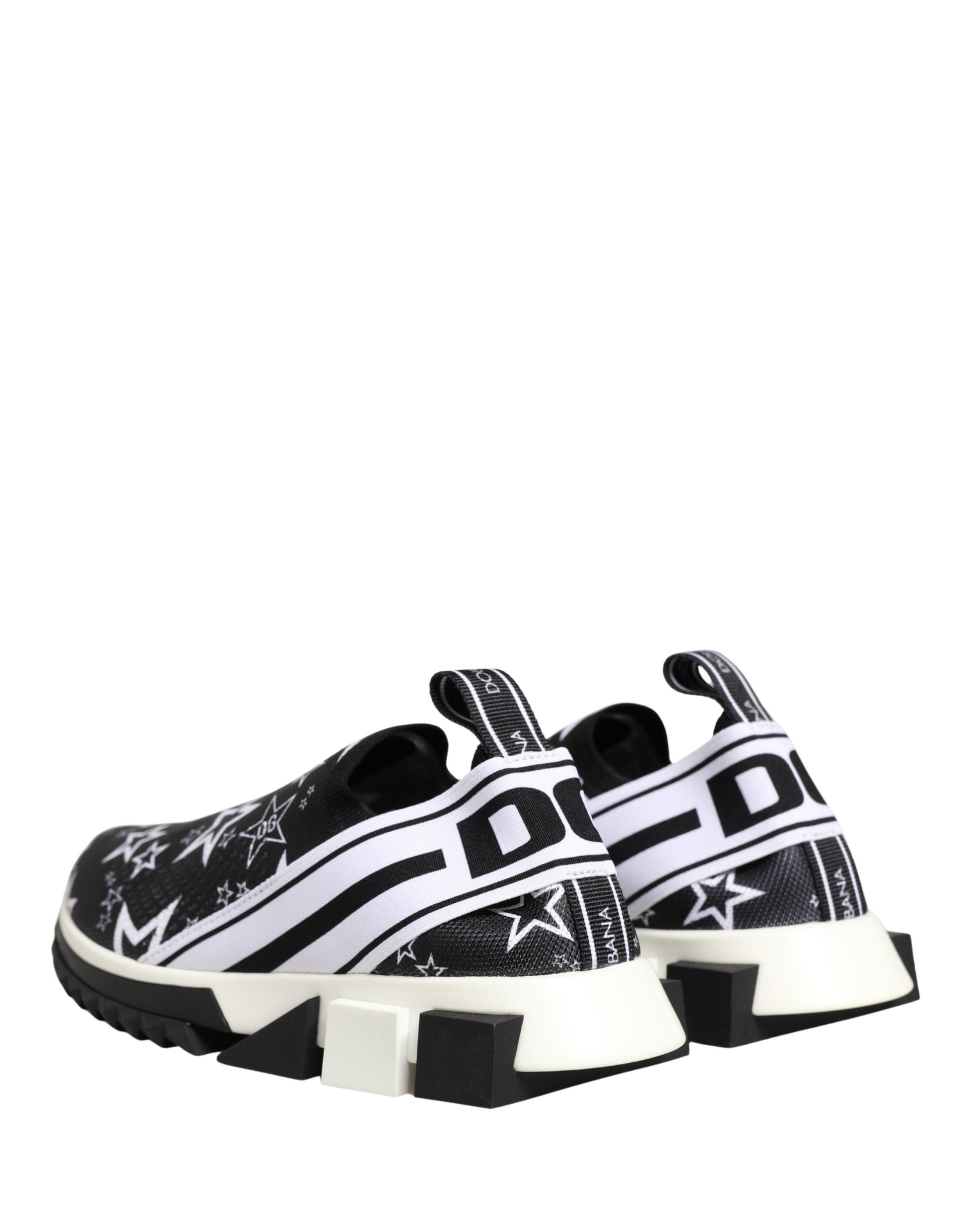 Dolce & Gabbana Black Stars Logo SORRENTO Sneakers Shoes Dolce & Gabbana