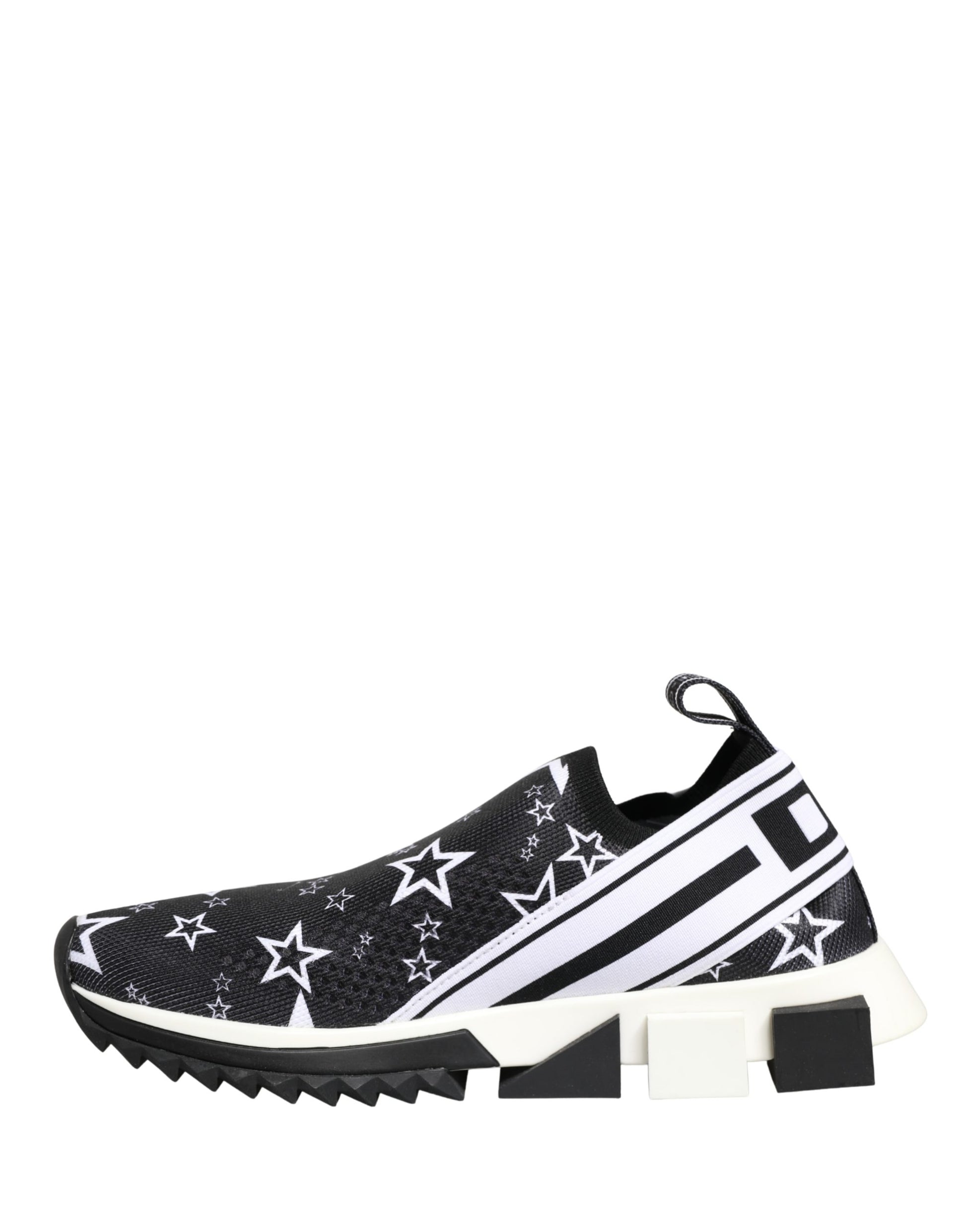 Dolce & Gabbana Black Stars Logo SORRENTO Sneakers Shoes Dolce & Gabbana