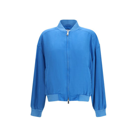 Versace Blue Silk Clothing Versace