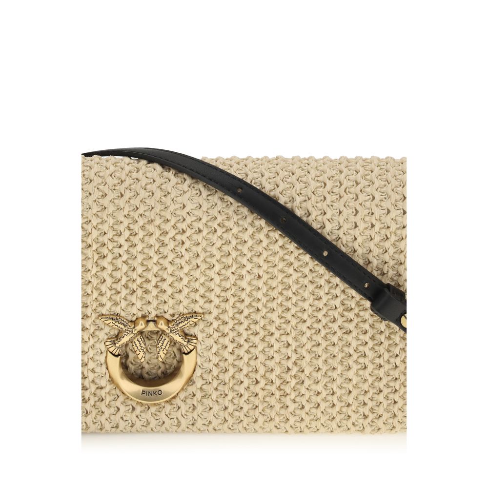 PINKO Beige Polypropylene Shoulder Bag PINKO