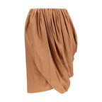 Chloé Beige Cotton Midi Skirt Chloé