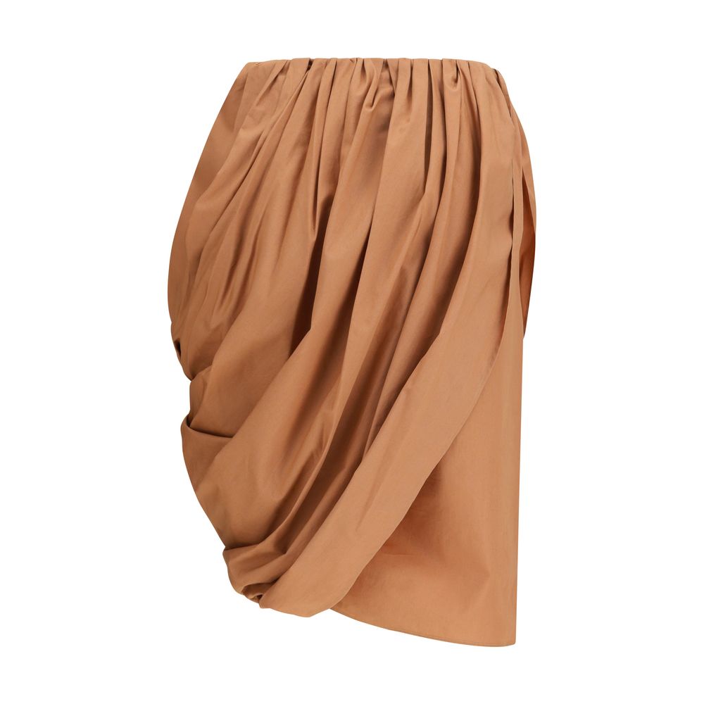 Chloé Beige Cotton Midi Skirt Chloé