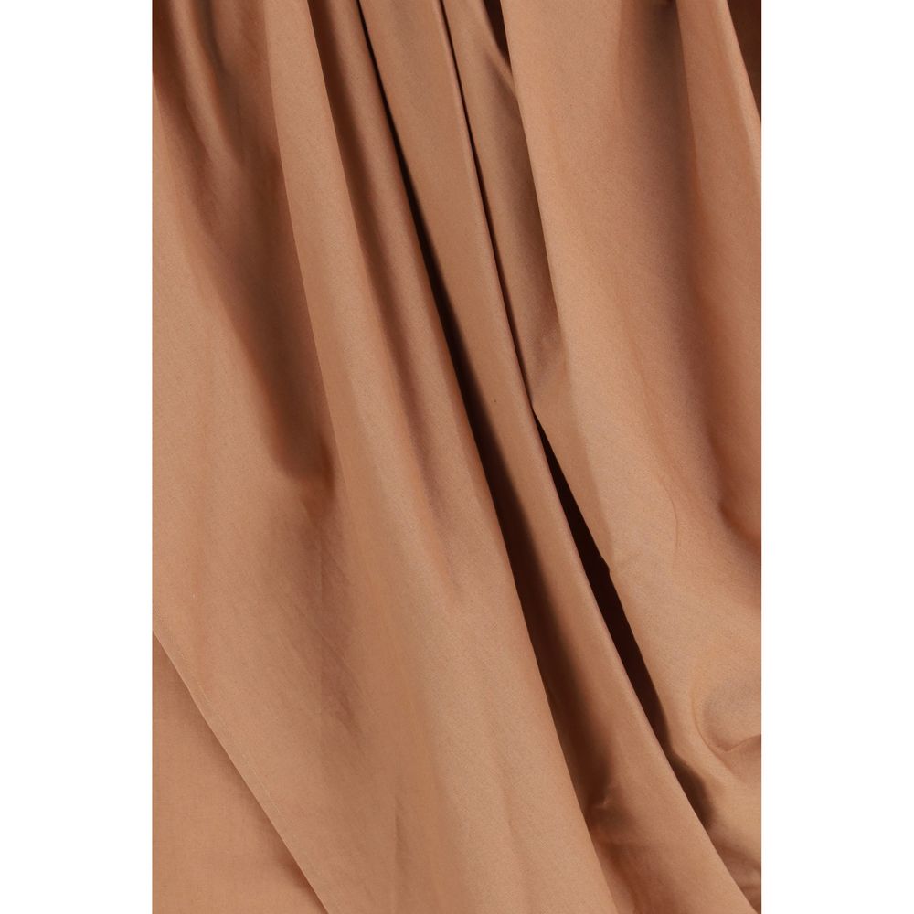 Chloé Beige Cotton Midi Skirt Chloé