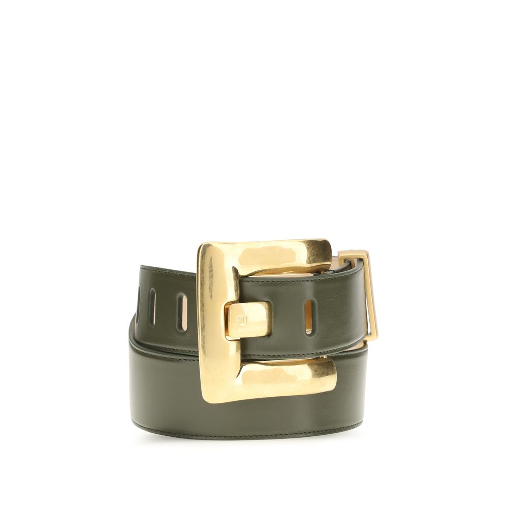 Balmain Bicolor Calf Leather Bos Taurus Regular Belt Balmain