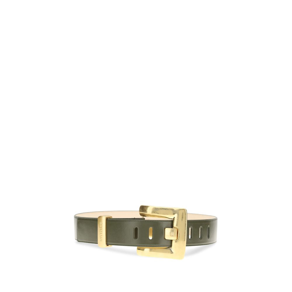 Balmain Bicolor Calf Leather Bos Taurus Regular Belt Balmain