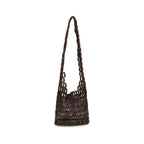 Staud Brown Wood Shoulder Bag