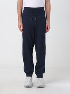 Armani Exchange Blue Cotton Joggers Workout Pants Armani Exchange