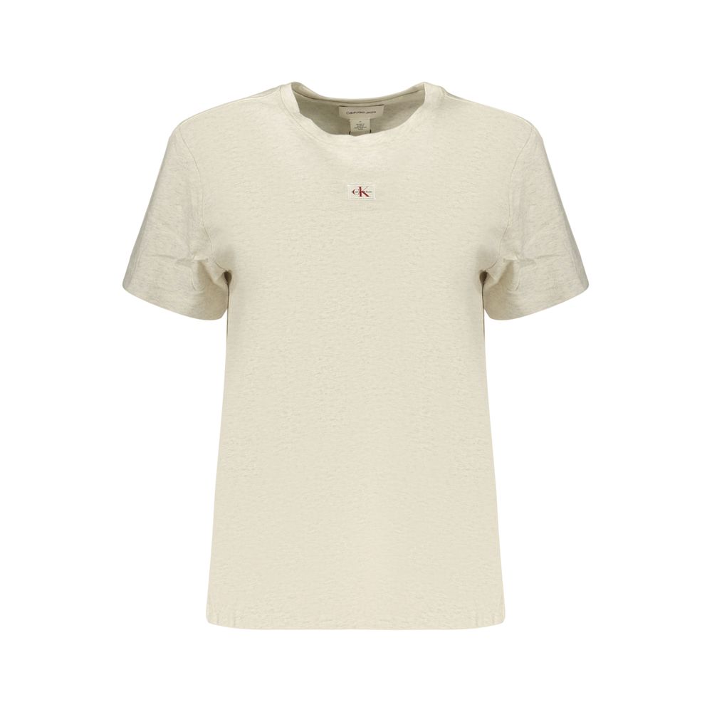 Calvin Klein Gray Cotton Women's T-Shirt Calvin Klein