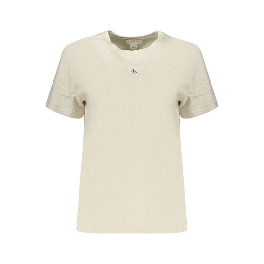 Calvin Klein Gray Cotton Women's T-Shirt Calvin Klein