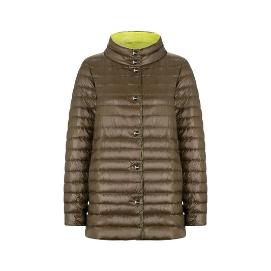 Herno Bicolor Polyamide Coat Herno
