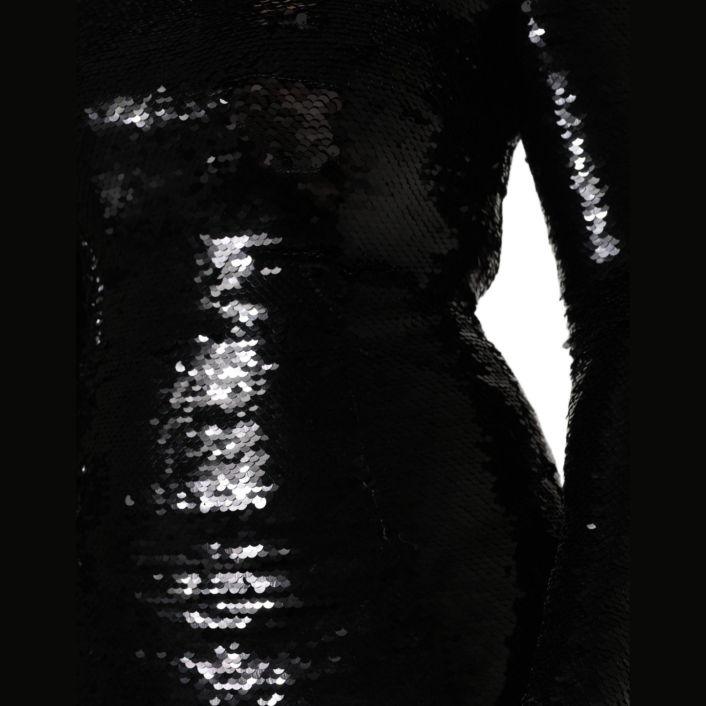 Dolce & Gabbana Black Bodycon Mermaid Sequinned Gown Dress