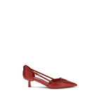 Prada Red Goatskin High Heel Pumps