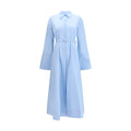 Gabriela Hearst Blue Cotton Casual Dress Gabriela Hearst
