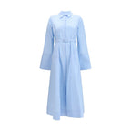 Gabriela Hearst Blue Cotton Casual Dress Gabriela Hearst