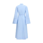 Gabriela Hearst Blue Cotton Casual Dress Gabriela Hearst