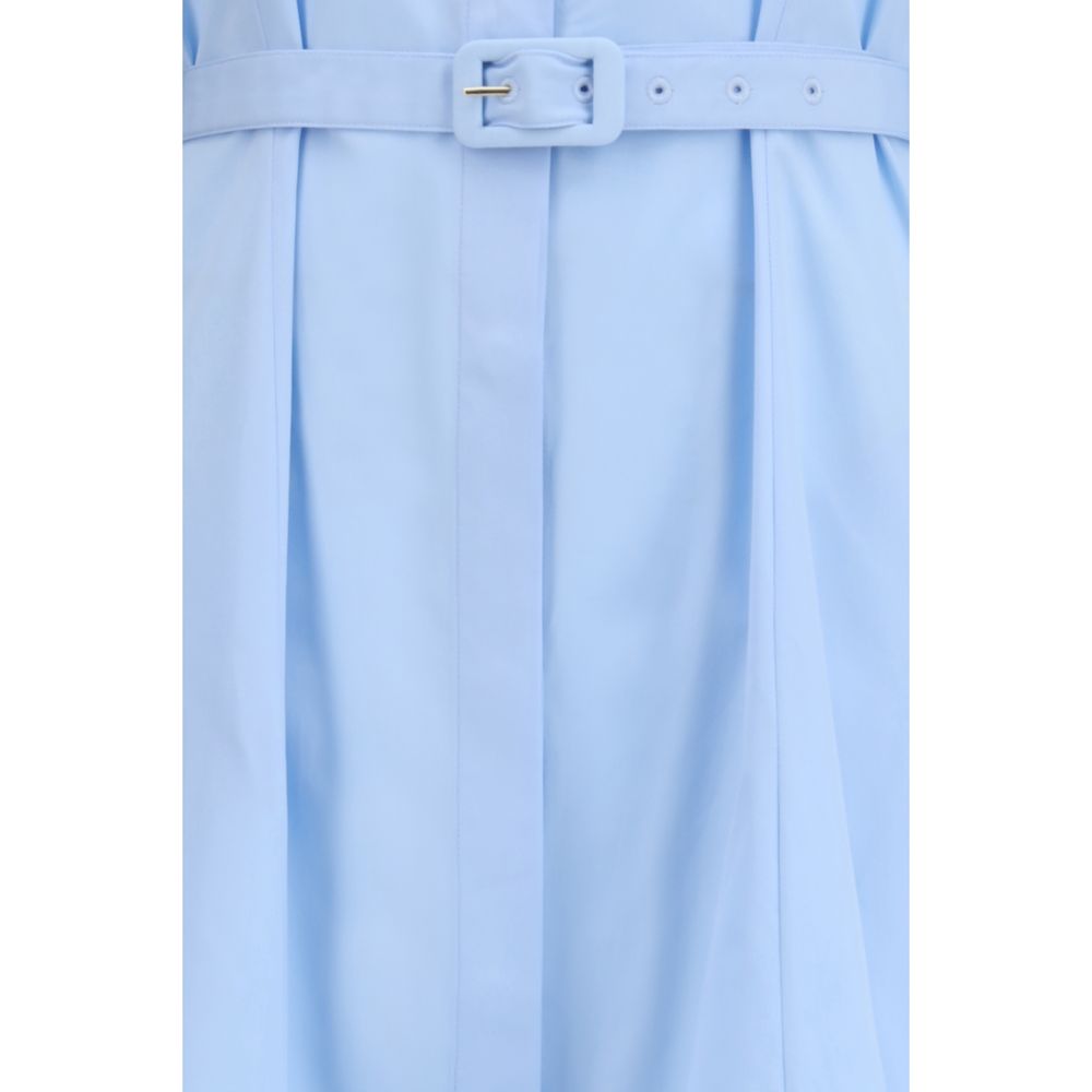 Gabriela Hearst Blue Cotton Casual Dress Gabriela Hearst