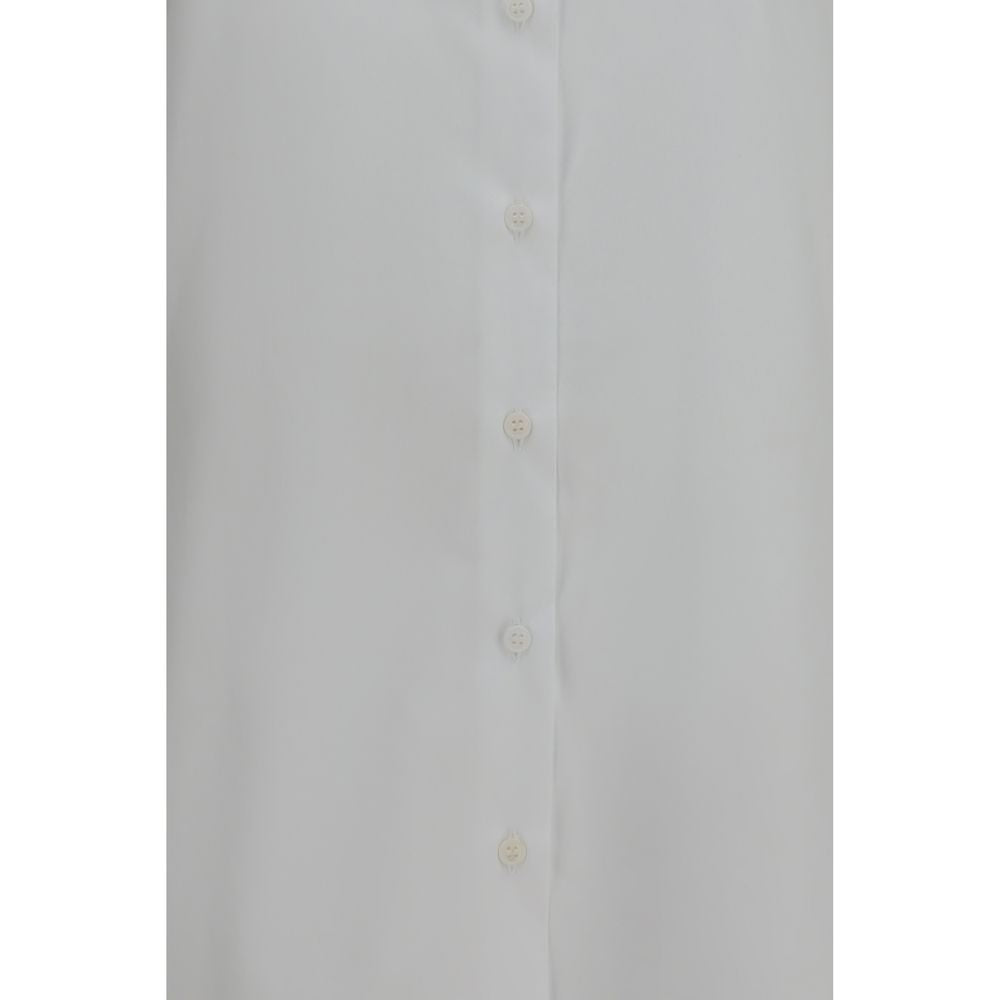 Ermanno Scervino White Cotton Dress Shirt Ermanno Scervino