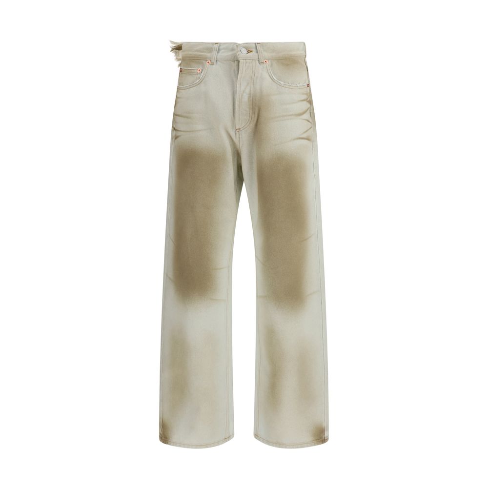 Magliano Beige Cotton Jeans Denim Magliano