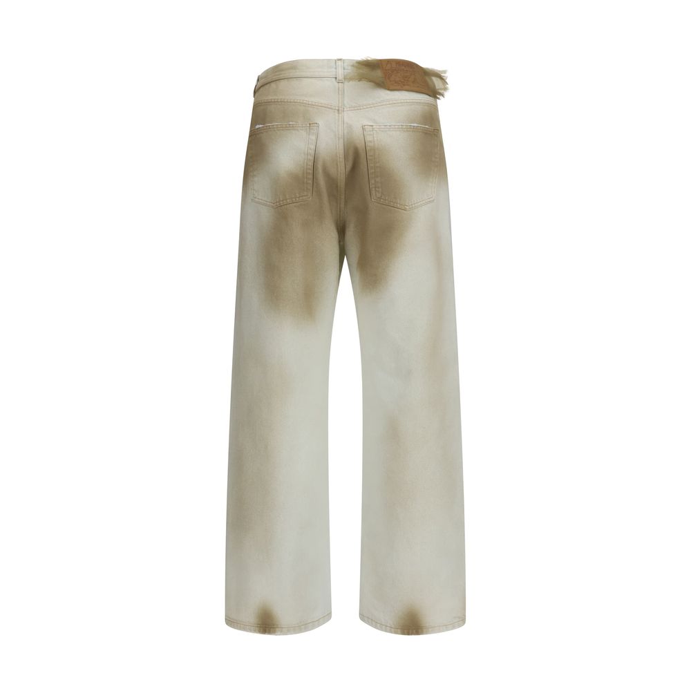 Magliano Beige Cotton Jeans Denim Magliano