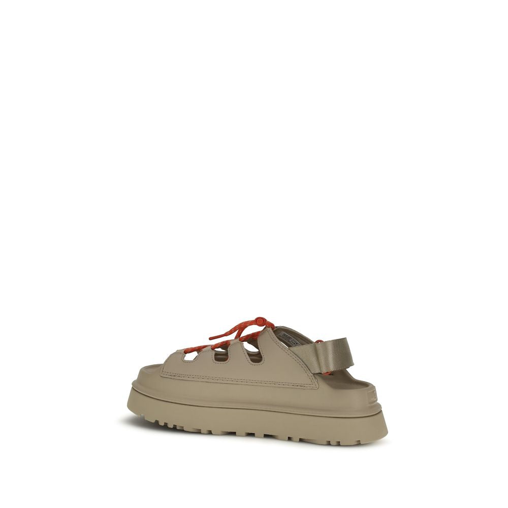 UGG Beige Polyurethane Platform Sandals UGG