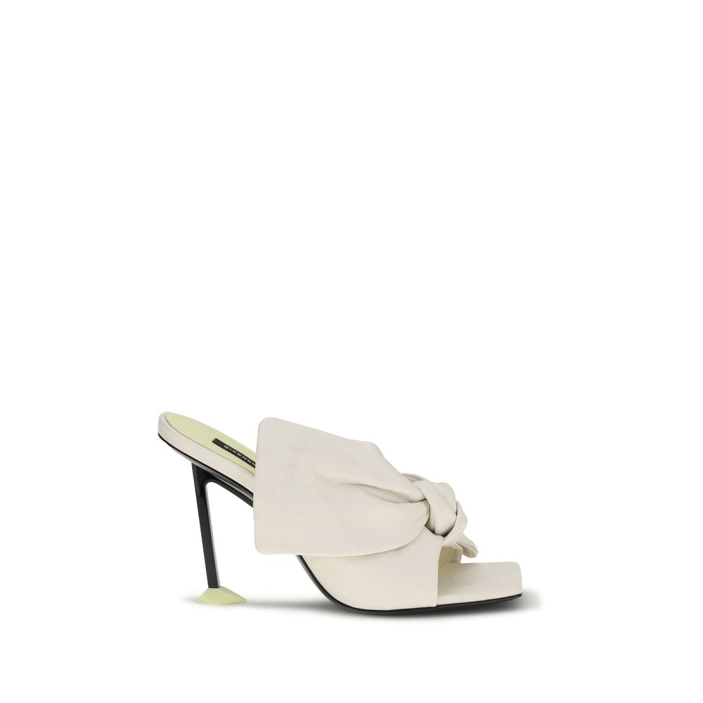 Givenchy White Lamb Ovis Aries Aries Mules Givenchy
