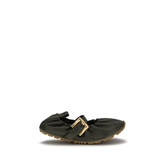 Balmain Bicolor Lamb Ovis Aries Aries Ballet Flats Balmain