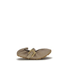 Balmain Beige Lamb Ovis Aries Aries Ballet Flats Balmain