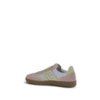 Balmain multicolor calf leather Bos Taurus athletic sneakers with stylish design and sporty sole detail.