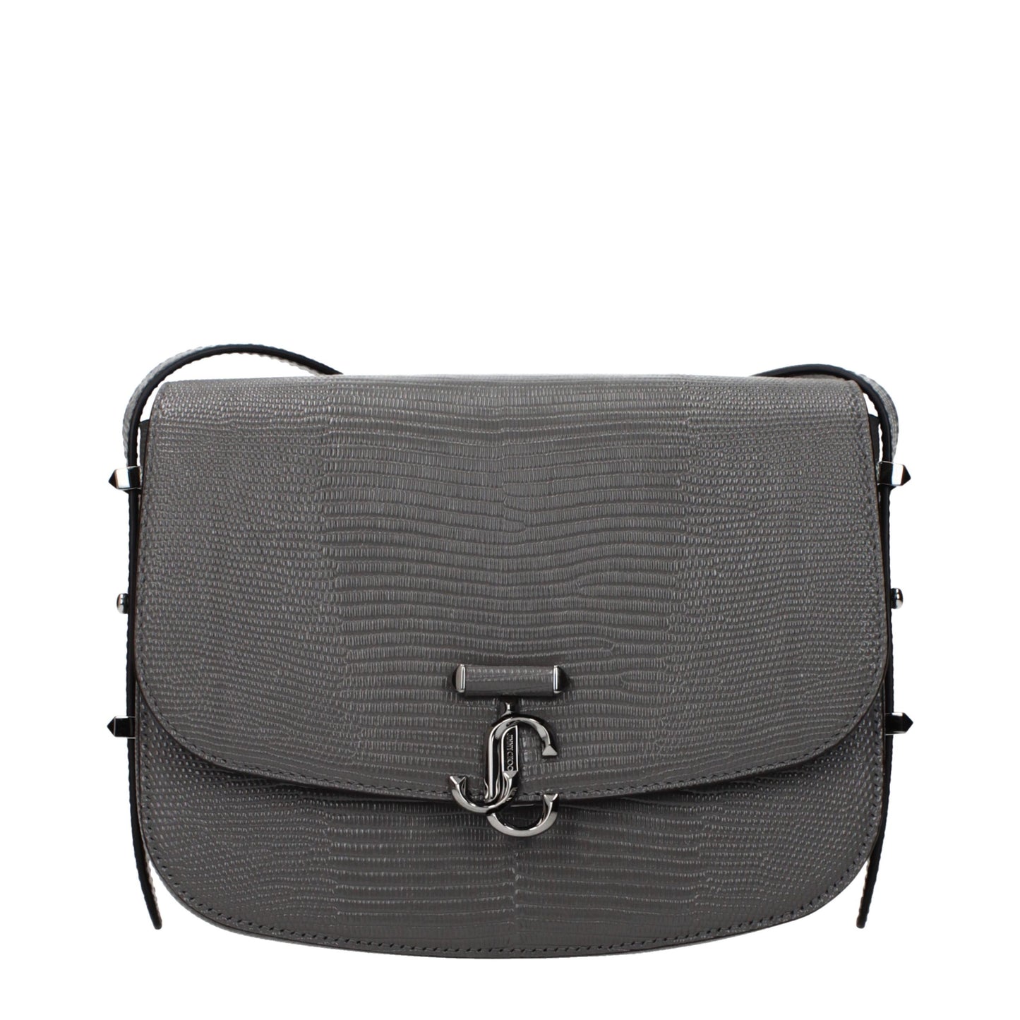 Jimmy Choo Gray Leather Crossbody Bag Jimmy Choo